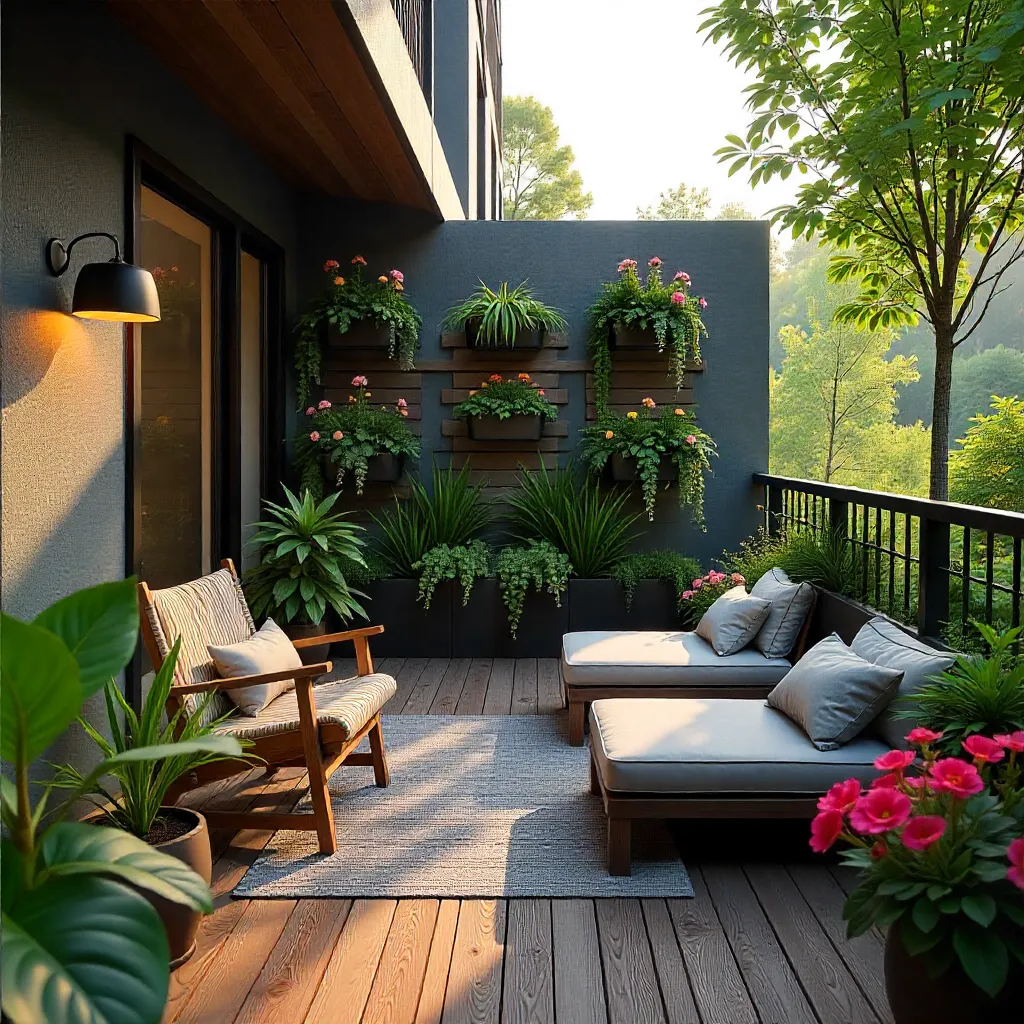 Rose bushes in flower bed